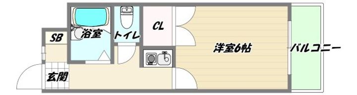 大阪府大阪市淀川区十八条1(マンション)の賃貸物件の間取り