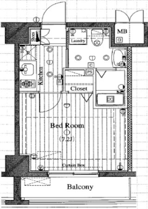 Le‐lion Freyer 南砂 westの間取り