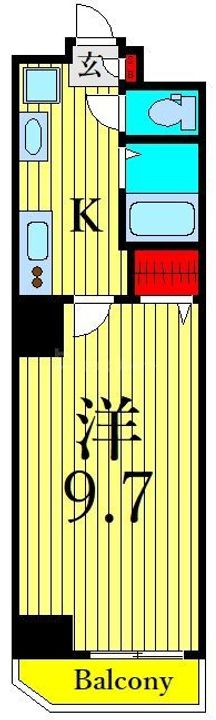 TRADIS NIPPORI Eの間取り