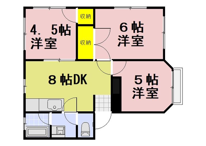 パストラルの間取り