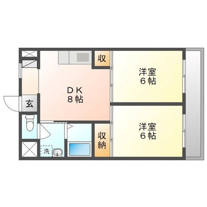 モナドマンションの間取り