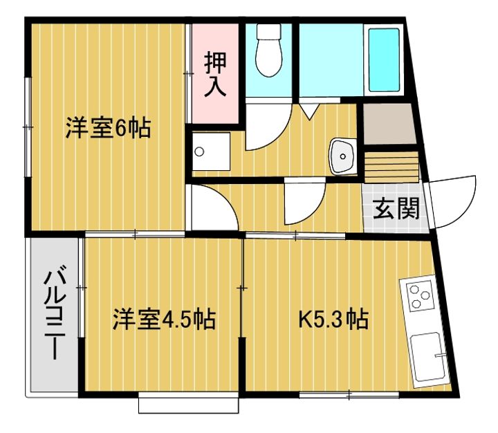 ネオパレス武蔵野の間取り