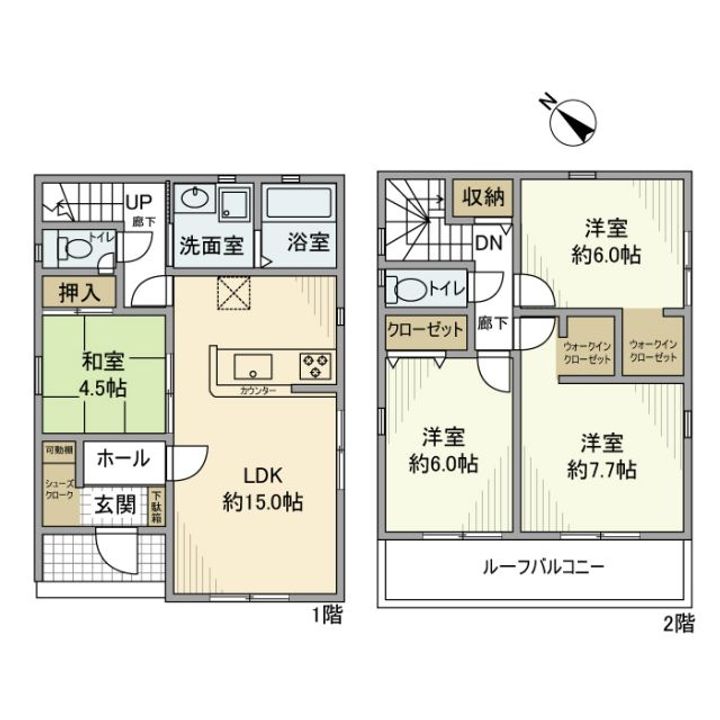 埼玉県行田市門井町3(一戸建)の賃貸物件の間取り