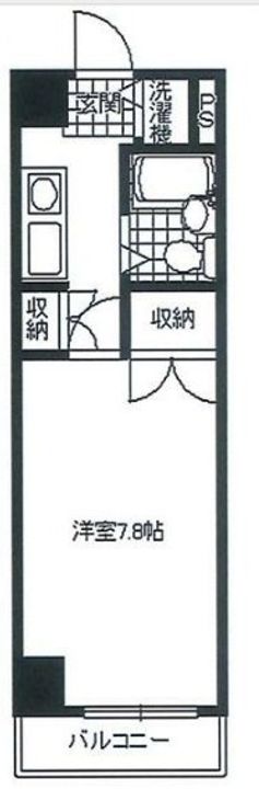 東京都八王子市本町(マンション)の賃貸物件の間取り