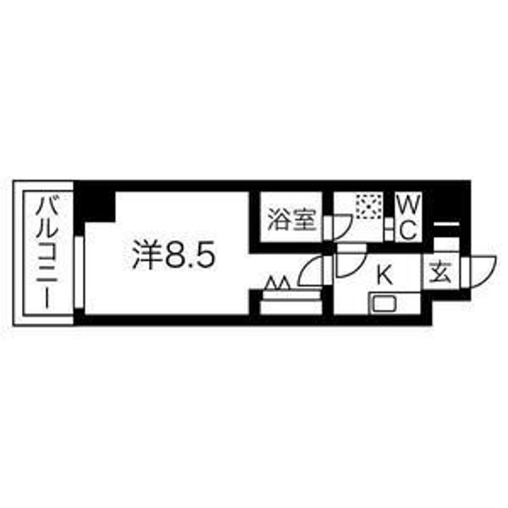 レクシア平野DUOの間取り