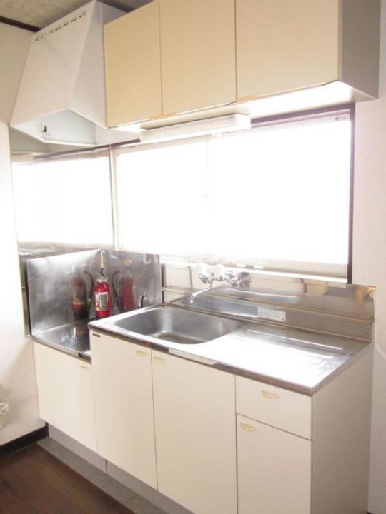 茨城県水戸市千波町(アパート)の賃貸物件のキッチン