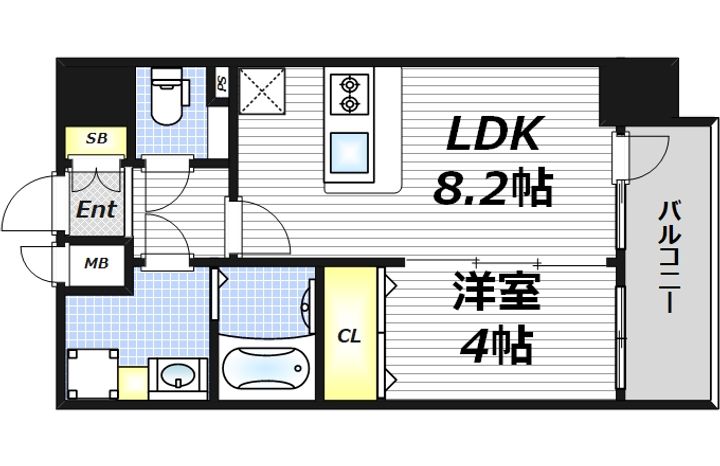 クリスタルグランツうめきたの間取り