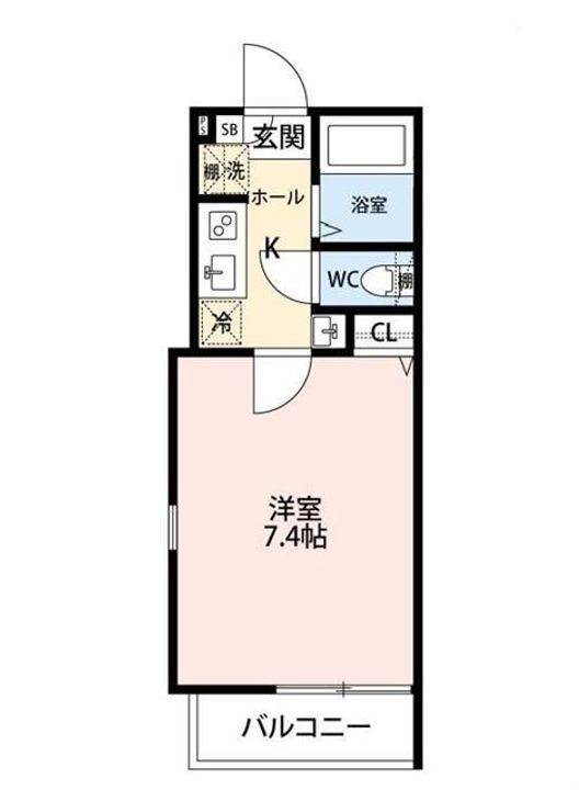 東京都中野区野方5(マンション)の賃貸物件の間取り