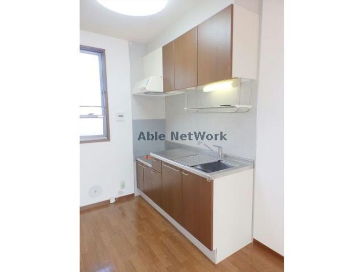 茨城県古河市上辺見(アパート)の賃貸物件のキッチン