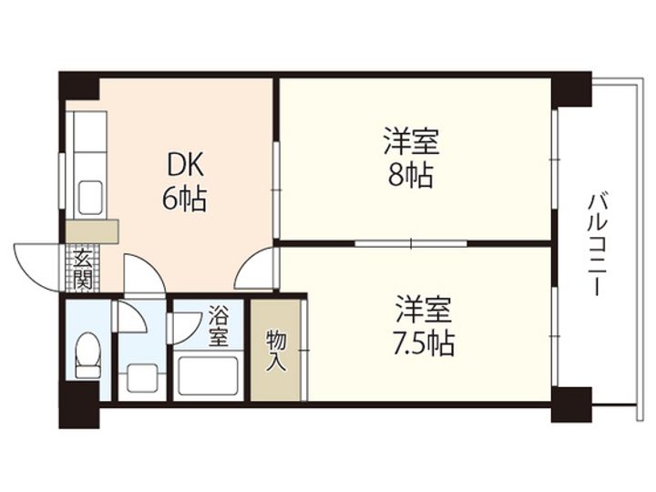 リマーカーブル己斐の間取り