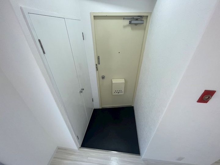 パール仲町マンションの玄関