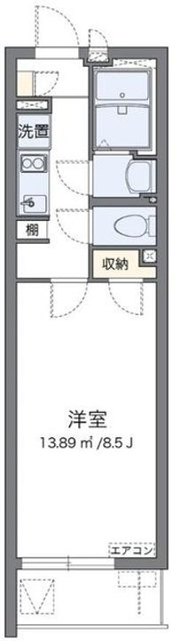 クレイノショコラの間取り