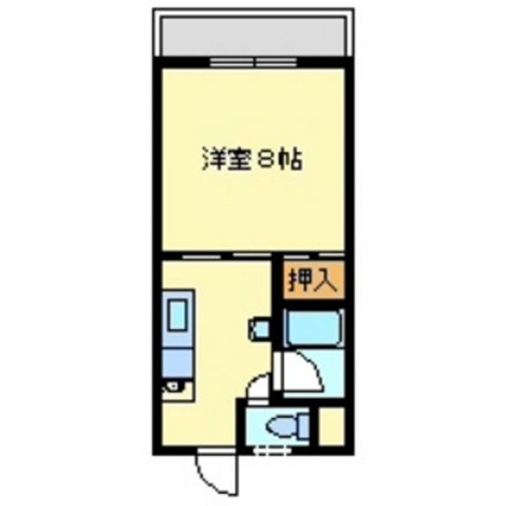 広島県東広島市西条町田口(アパート)の賃貸物件の間取り