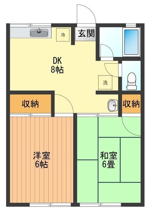 シティハイムナカノの間取り