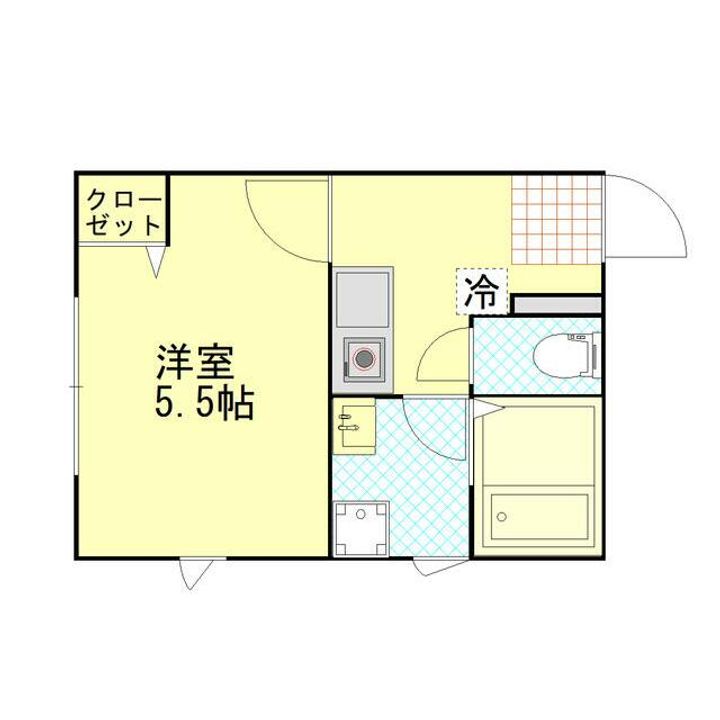 神奈川県横浜市戸塚区戸塚町(アパート)の賃貸物件の間取り