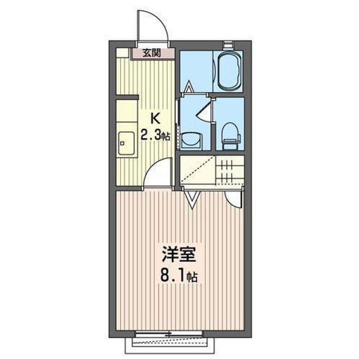 サニーコートダイドー Cの間取り