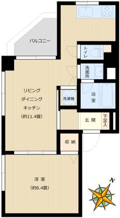 サンサーラ駒込の間取り