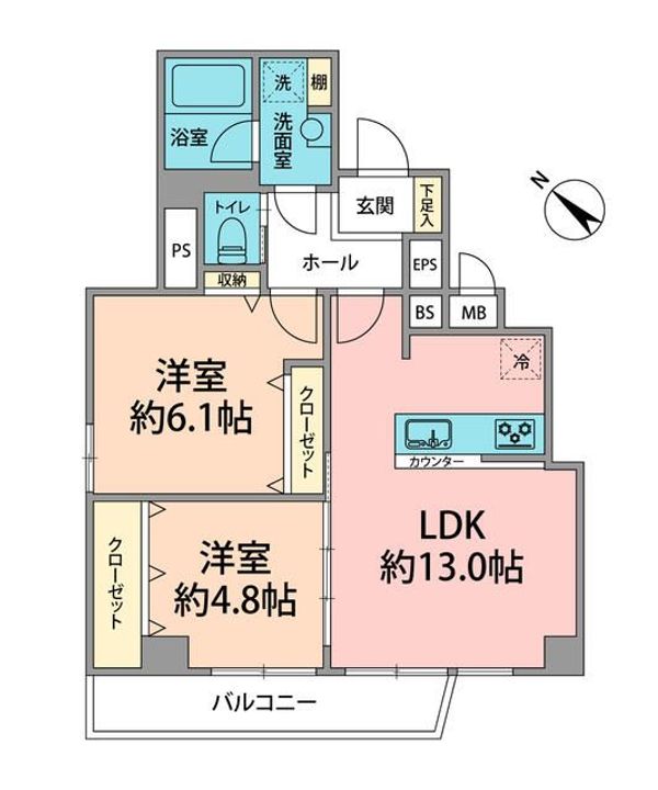 藤和西新宿コープの間取り