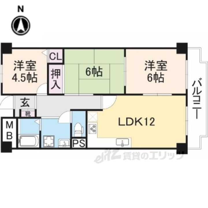 リアライズ八木の間取り