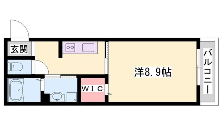 グランドレイク東条の間取り