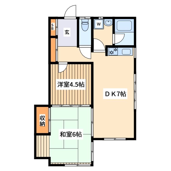 ベルビュー泉の間取り