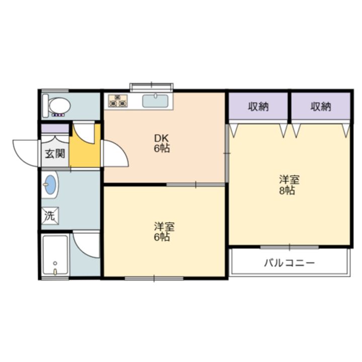 パークサイド小針の間取り