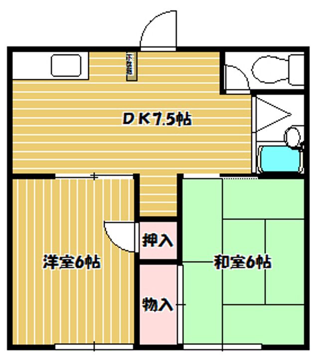 M-Flat牛久の間取り