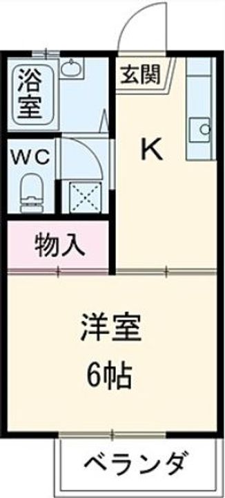 サンハイツ浅岡の間取り