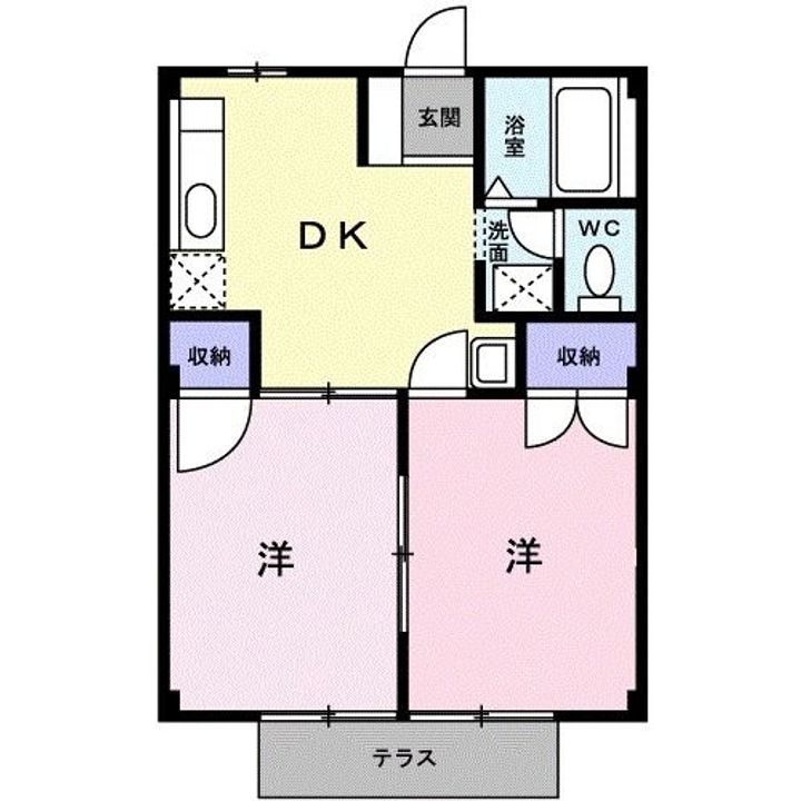 ニューシティエンドーの間取り