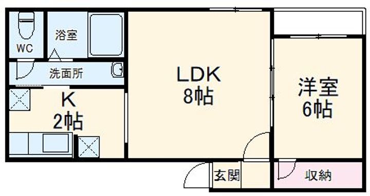 CASA GRAN西院の間取り