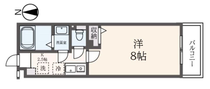 レステュディオの間取り
