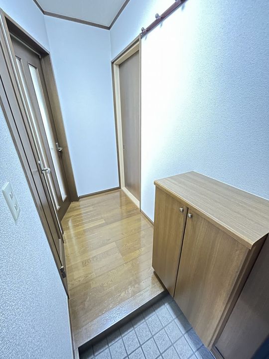 ウッディハウスの玄関