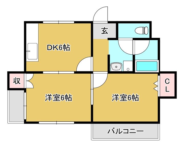 要VIIマンションの間取り