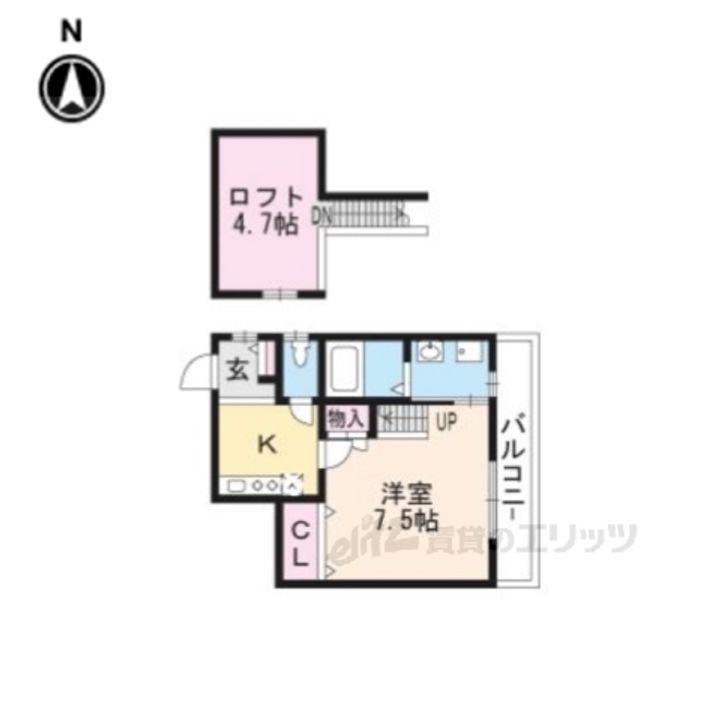 メゾン島の間取り