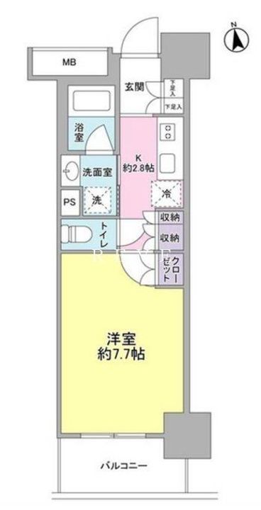 スタイリオ品川中延の間取り