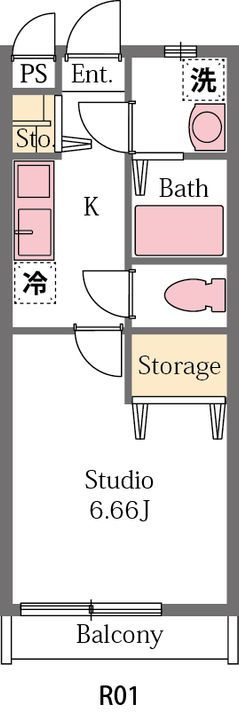 埼玉県東松山市日吉町(アパート)の賃貸物件の間取り