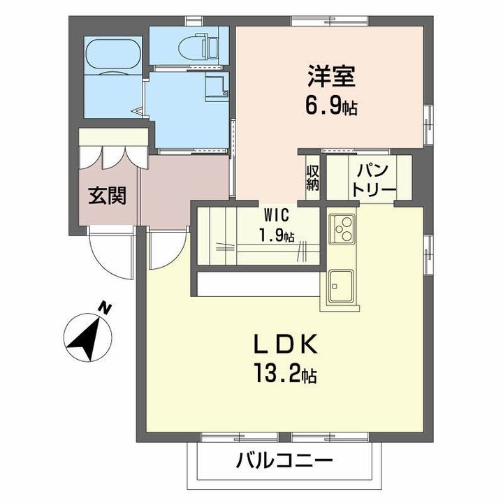 さくらハイツ Aの間取り