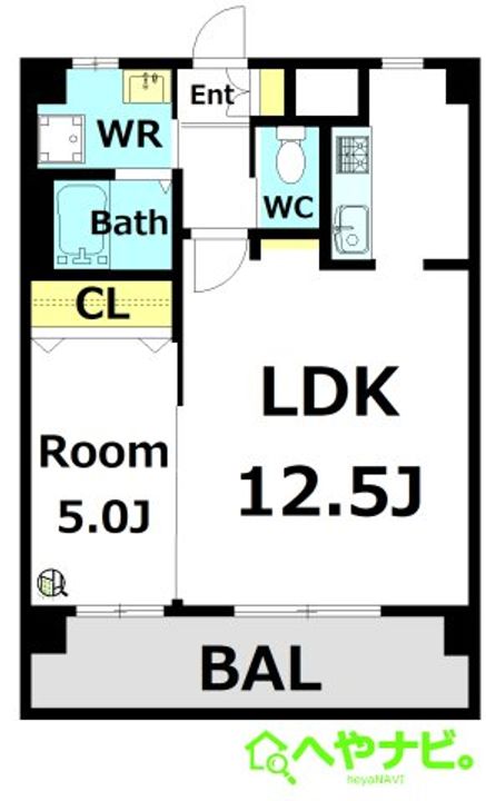 愛知県名古屋市中村区十王町(マンション)の賃貸物件の間取り