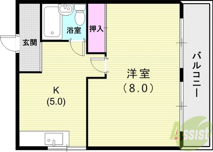 カーサ上甲子園の間取り