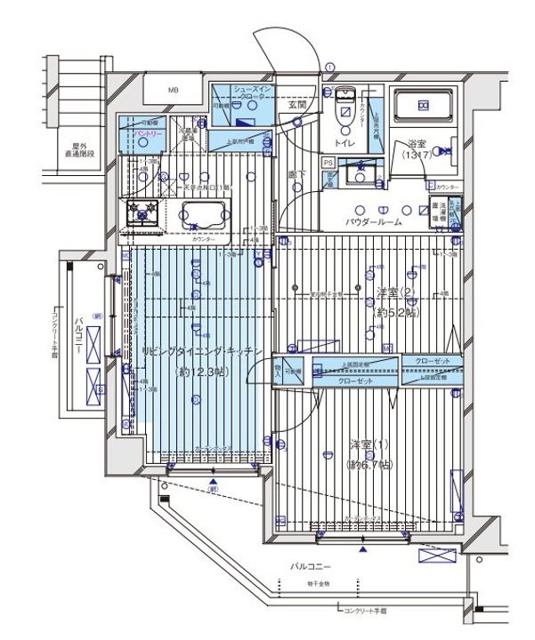メインステージ本蓮沼の間取り