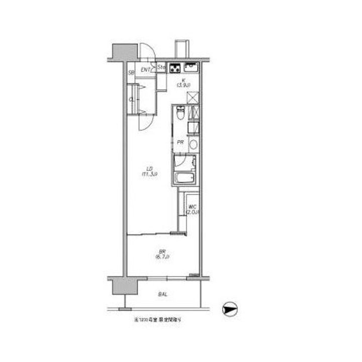 東京都足立区西新井栄町1(マンション)の賃貸物件の間取り