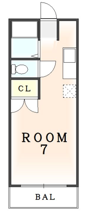 徳島県阿南市見能林町青木(アパート)の賃貸物件の間取り