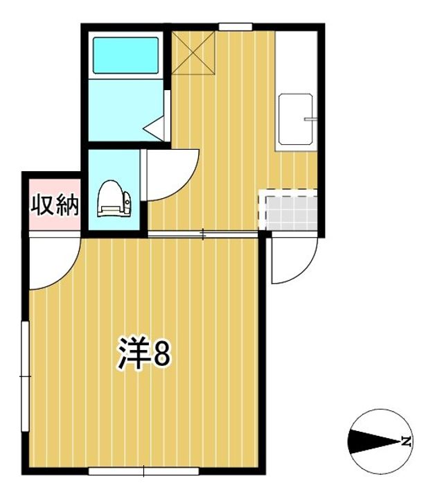 コーポクボタの間取り