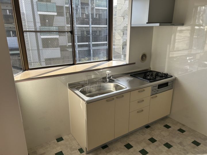 広島県広島市南区宇品西4(マンション)の賃貸物件のキッチン