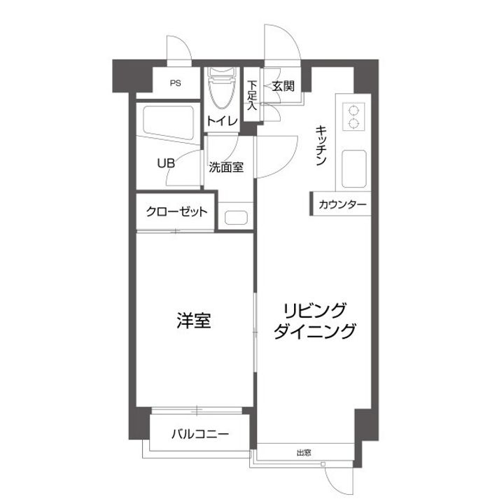 フラッツ100の間取り