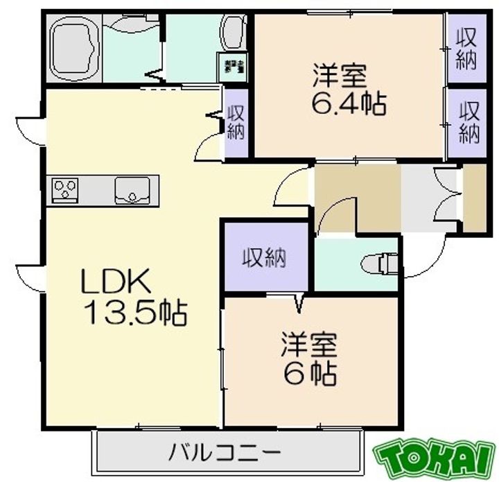 K’s Cureaの間取り