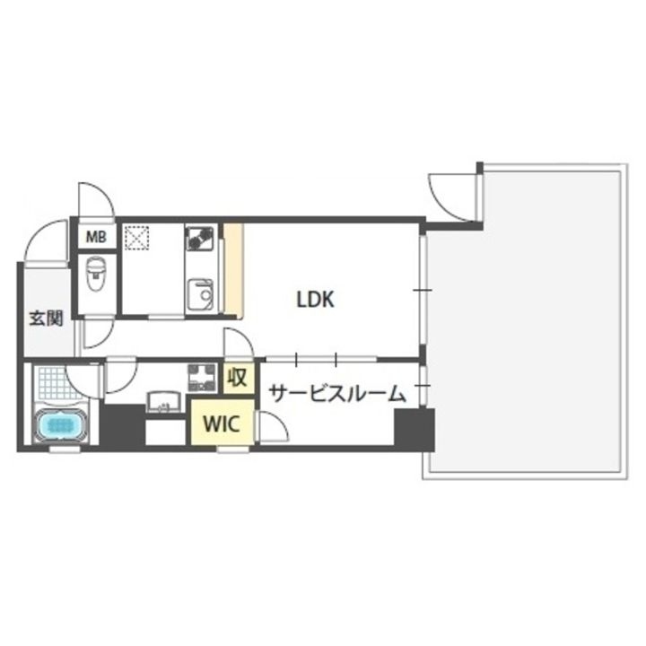 イーストレジデンスの間取り