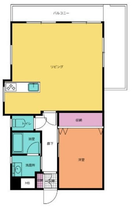 静岡県浜松市中央区砂山町(マンション)の賃貸物件の間取り