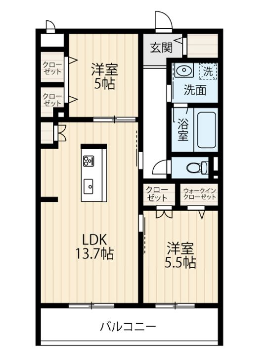 グラン シャテーヌの間取り