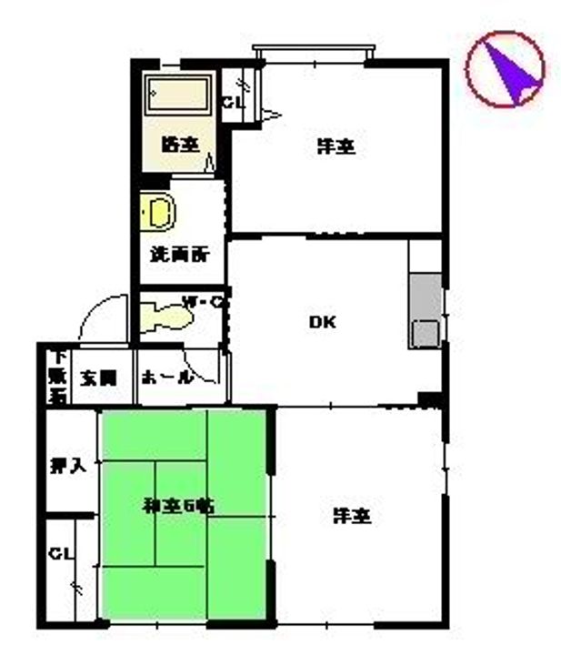 バリュージュRYO A棟の間取り